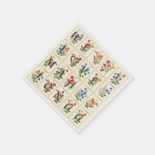 Serviette En Papier Mah Jongg Love Napkins