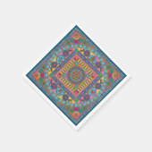 Serviette En Papier Mah Jongg Tiles Mandala Napkins (Coin)