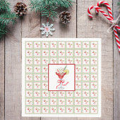 Serviette En Papier Mahjong Cocktails Noël Grandmillennial Green
