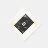 Serviette En Papier Mahjong Napkin avec cantonais 1 de Bambou (Coin)