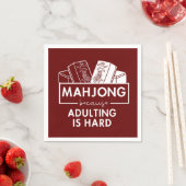Serviette En Papier Mahjong parce que l'adultère est difficile (En situation)