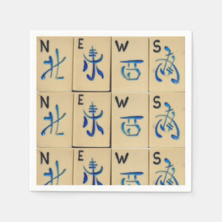 Serviette En Papier MAHJONG TILES serviettes CUTE NOUVELLES tuiles par