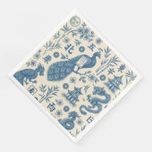 Serviette En Papier Mahjong Toile Party Napkins (Coin)