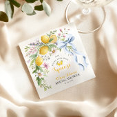Serviette En Papier Main Squeeze Lemon Citrus Bridal Shower