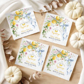 Serviette En Papier Main Squeeze Lemon Citrus Bridal Shower