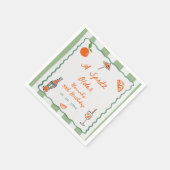 Serviette En Papier Main Tirée Un Spritz Anniversaire Fête (Coin)