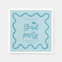 Main Tirée Vave Line Blue Grad Party