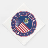 Serviette En Papier Maine (Coin)
