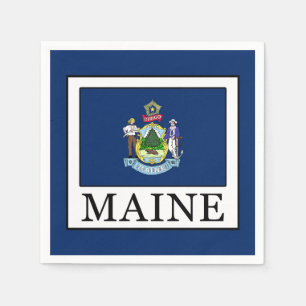 Serviette En Papier Maine