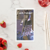 Serviette En Papier Mains de robot (En situation)