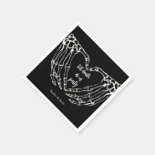 Serviette En Papier Mains de squelette chute douche de couples jusqu'à (Coin)