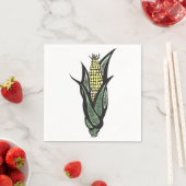 Serviette En Papier Maïs sur l'Épi Maison de Campagne Végétal (En situation)