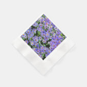 Serviette En Papier Maisées violettes (Coin)