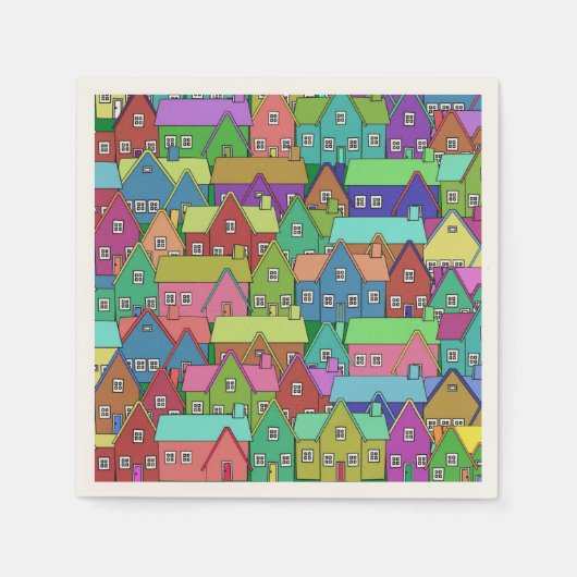 Serviette En Papier Maison 001 (Devant)