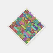 Serviette En Papier Maison 001 (Coin)