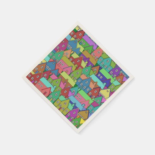 Serviette En Papier Maison 001 (Coin)