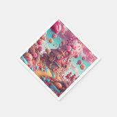 Serviette En Papier Maison à bonbons (Coin)