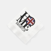 Serviette En Papier MAISON Brighton Angleterre (Coin)