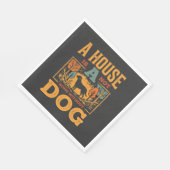Serviette En Papier Maison de chien vintage (Coin)