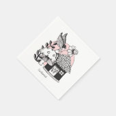 Serviette En Papier Maison de Fairy et Fairy (Coin)