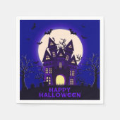 Serviette En Papier Maison de Lune Hantée (Devant)