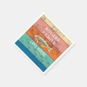 Serviette En Papier Maison de vacances d'été Lake (Coin)