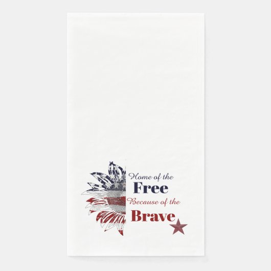 Serviette En Papier Maison des libres à cause des braves, (Devant)
