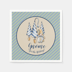 Serviette En Papier Maison Gnome de Noël pour les Fêtes