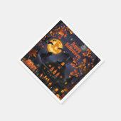 Serviette En Papier Maison Halloween (Coin)
