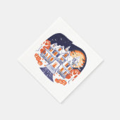Serviette En Papier Maison hantée (Coin)