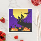 Serviette En Papier Maison hantée d'Halloween (En situation)