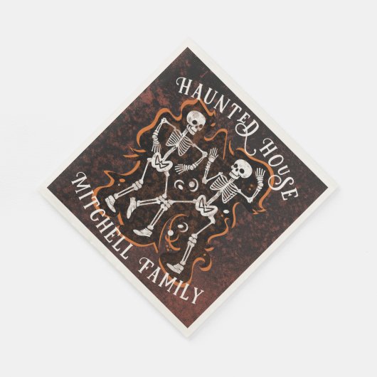 Serviette En Papier Maison hantée du Parti d'Halloween (Coin)