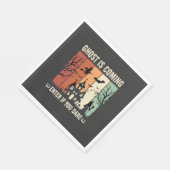 Serviette En Papier Maison Hantée Fantôme d'Halloween Arrive (Coin)