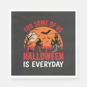 Serviette En Papier Maison Hantée Sorcière Tous Les Jours Halloween