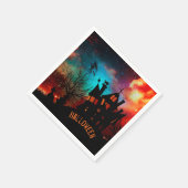 Serviette En Papier Maison haunted (Coin)