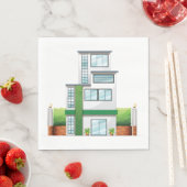 Serviette En Papier Maison Multistorey (En situation)