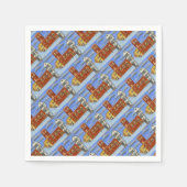 Serviette En Papier Maison Tudor à Exeter (Devant)