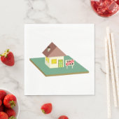 Serviette En Papier Maison vendue (En situation)