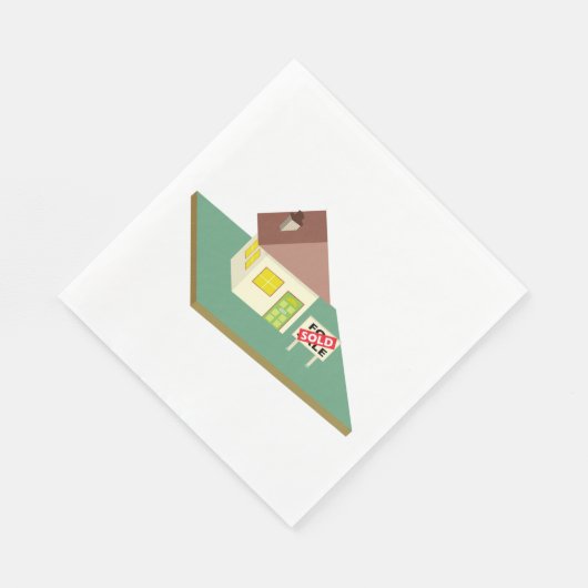 Serviette En Papier Maison vendue (Coin)