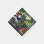 Serviette En Papier Maisons Klimt à Unterach am Attersee Paysage (Coin)