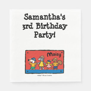 Serviette En Papier Maisy et les meilleurs amis tiennent les mains