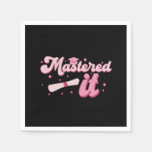 Serviette En Papier Maîtrise Il Maîtrise Diplômé MBA (Devant)