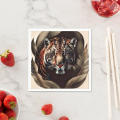 Serviette En Papier Majestic Jaguar - Roi De La Jungle (En situation)