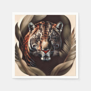 Serviette En Papier Majestic Jaguar - Roi De La Jungle