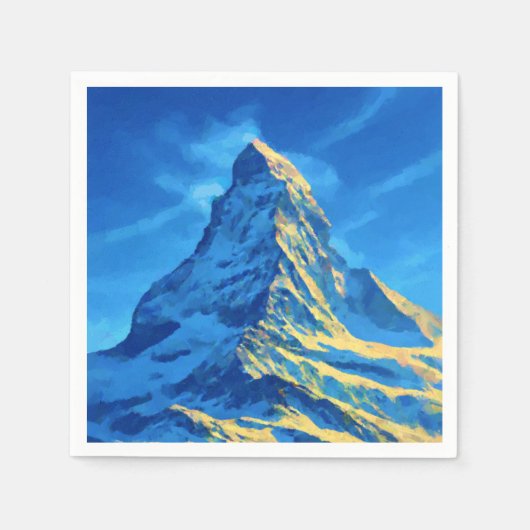 Serviette En Papier Majestic Matterhorn (Devant)
