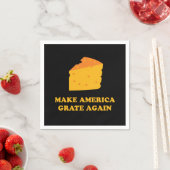 Serviette En Papier Make America Grate Again Cheese Trump (En situation)