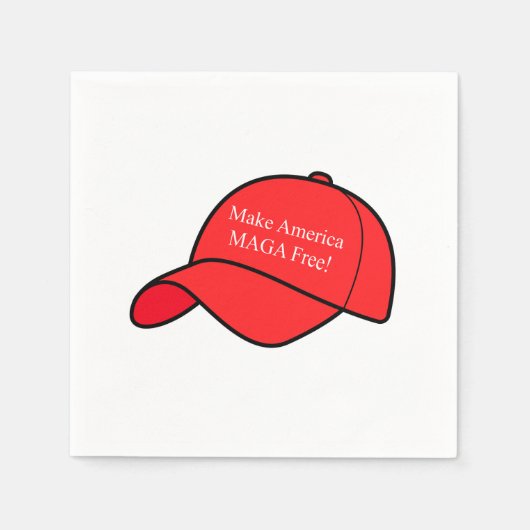 Serviette En Papier Make America MAGA Free Napkins (Devant)