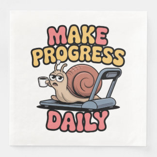 Serviette En Papier Make Progress Daily