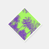Serviette En Papier Makena Beach Hawaiian Sketchy Palms (Coin)
