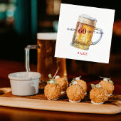 Serviette En Papier Making 60 Great Again Beer Birthday Party